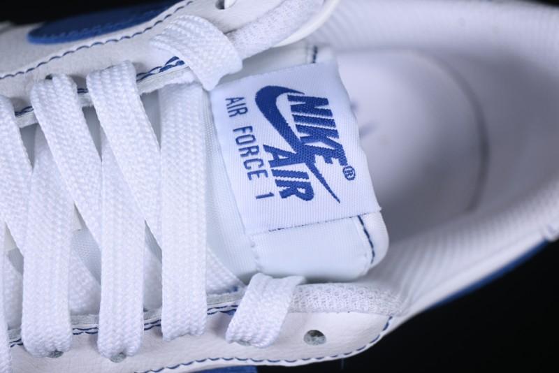 Nike Air Force 1 Low White & Blue – Iconic Leather Sneakers