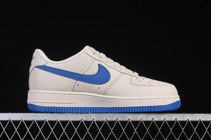 Nike Air Force 1 '07 Low LV Collaboration Mesh Panel Light Blue Low-Top Casual Sneakers - QW5836-025