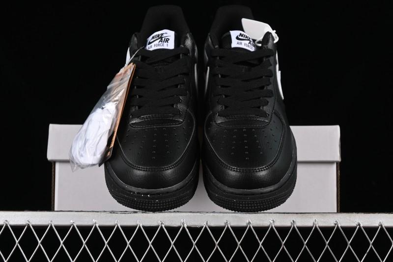 Nike Air Force 1 '07 Low Casual Sneakers with Broken Swoosh Design - HF9096-001