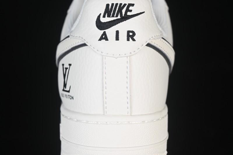 Nike Air Force 1 '07 Low LV Collaboration Off-White Small Swoosh Casual Sneakers - CS5288-035