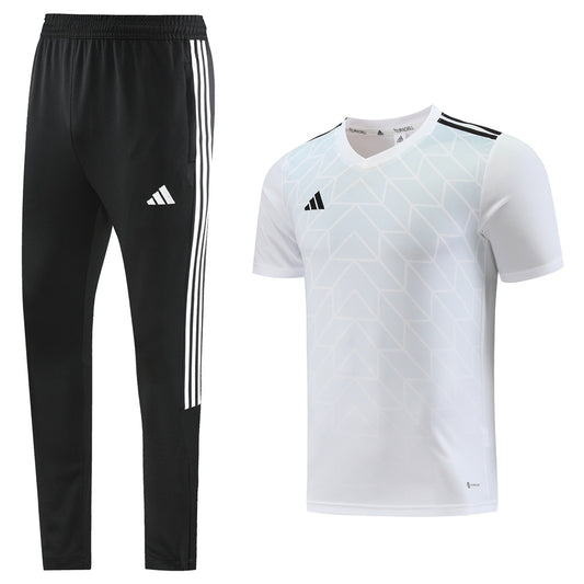 AD05 white trousers suit S-2XL