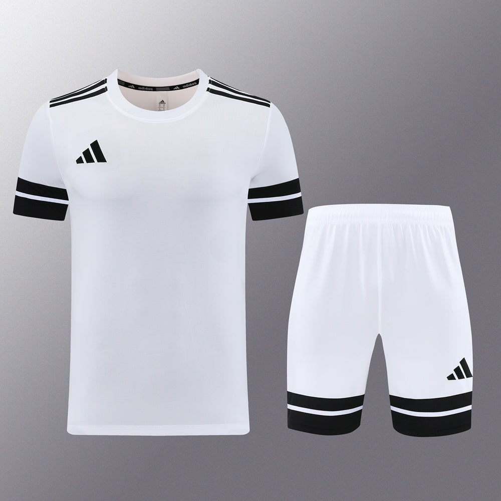 AD10 white shorts suit S-2XL