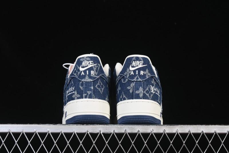 Nike Air Force 1 '07 Low LV Collaboration White Blue Casual Sneakers - YF9511-811