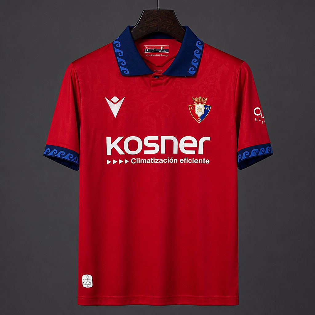 26/27 CA Osa home Red jersey