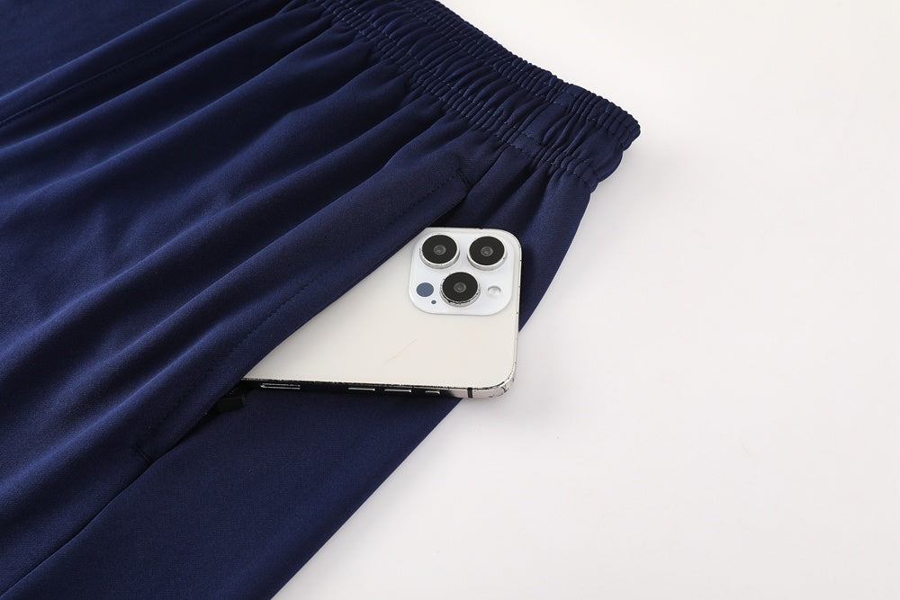 ND09 sapphire blue shorts suit S-2XL