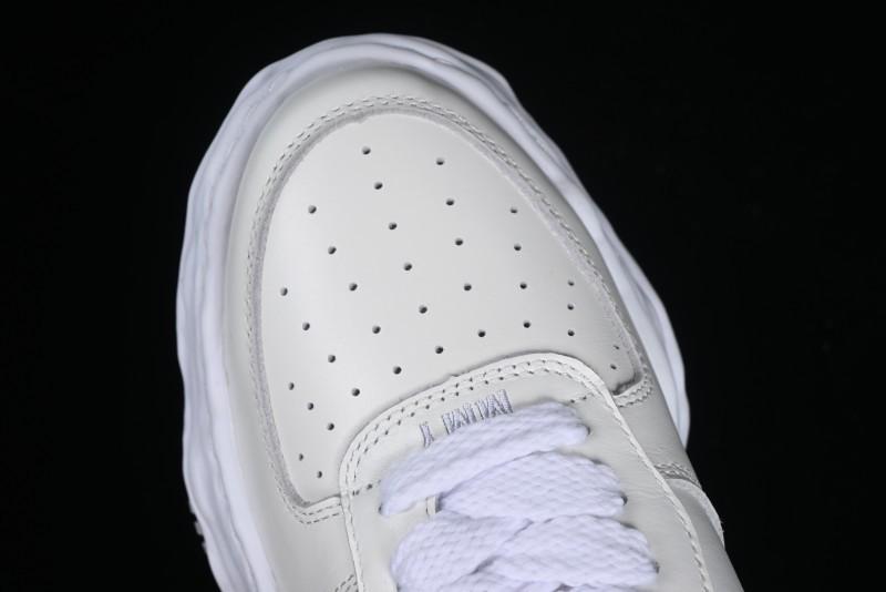 Wayne Original Sole Leather Low Sneaker with Deconstructed Ice Cream Sole - MMY