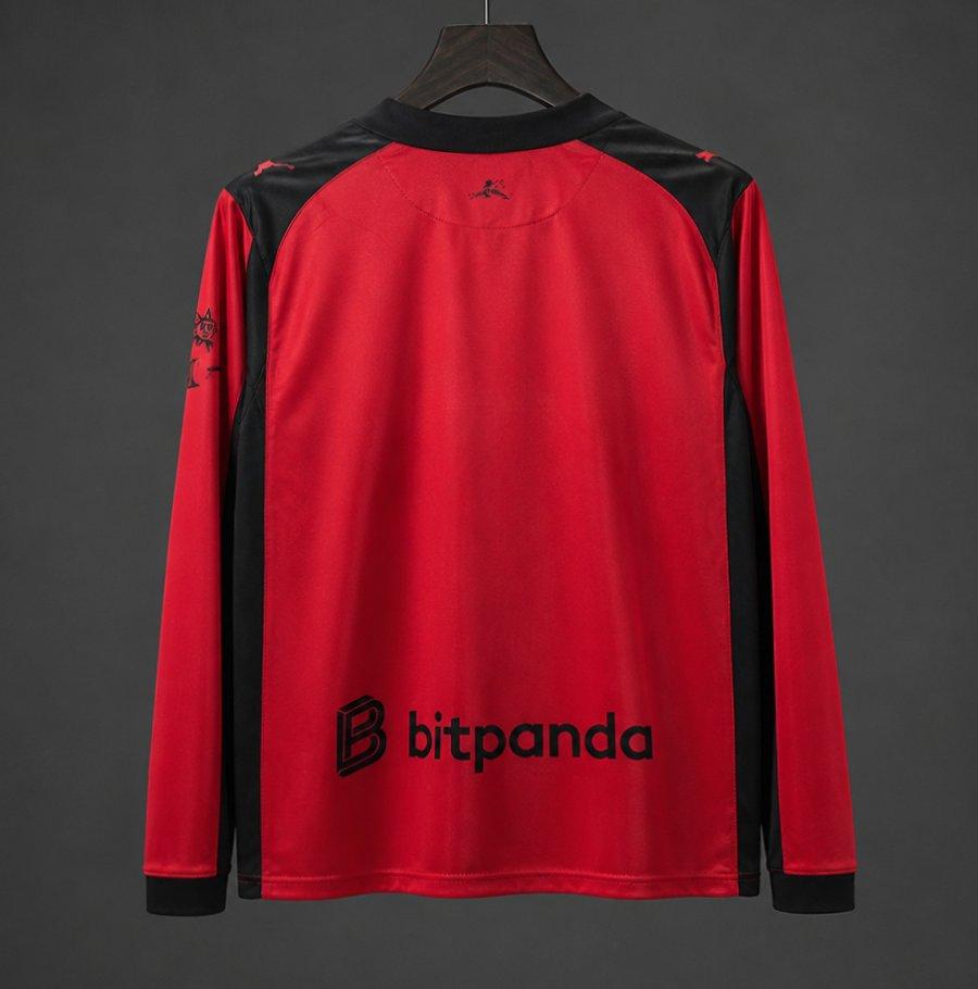 25/26 AC Milan x Slam Jam Limited Edition Long Sleeve Red Forth Jersey