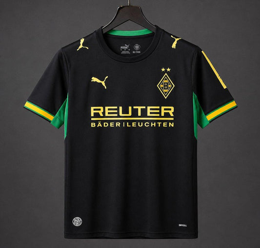 26/27 Borussia Mönchengladbach Black & Green Away Jersey