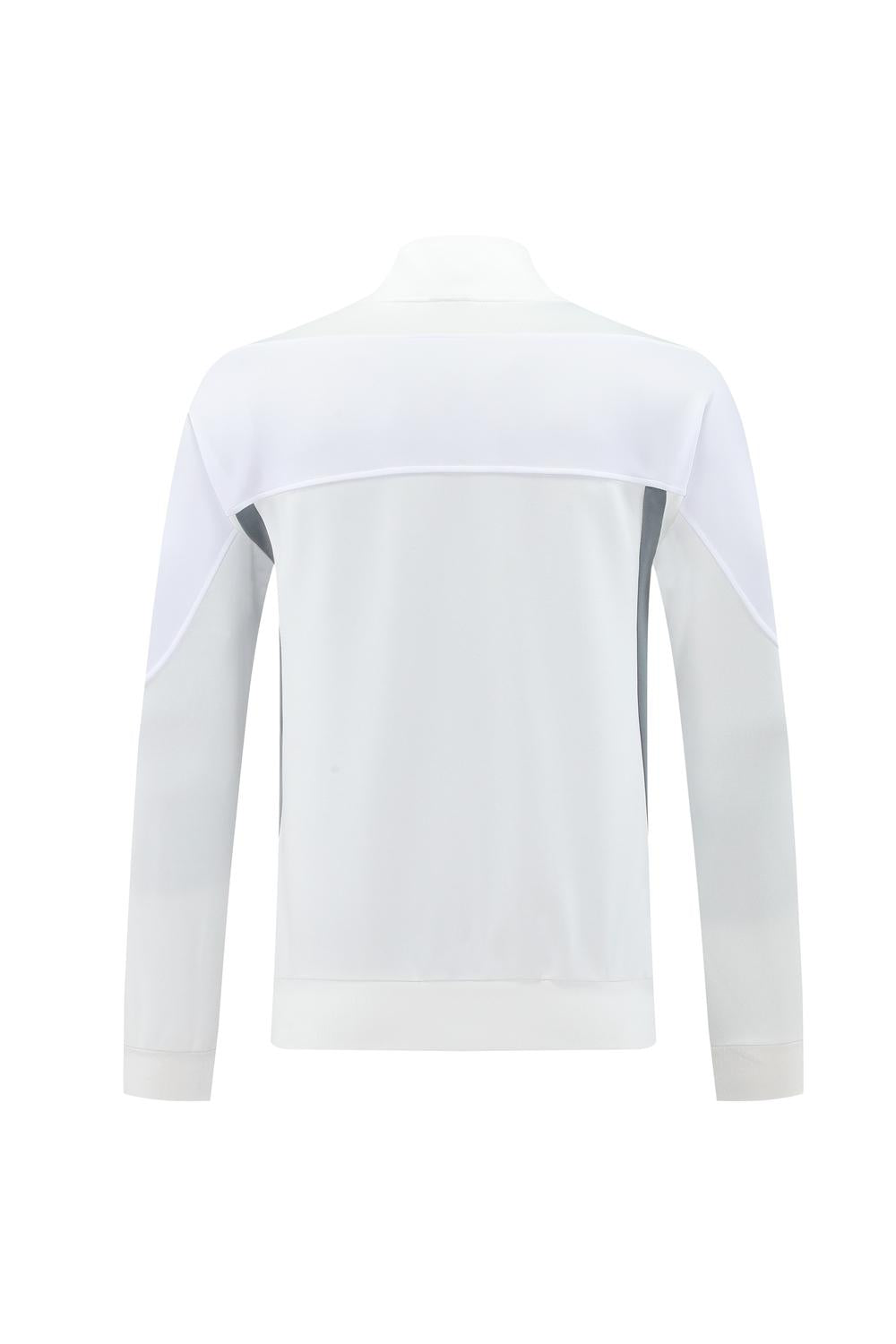 2025 NIKE WHITE/Grey Full Zipper Jacket +Long Pants