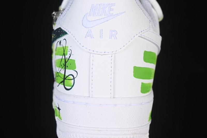 Nike Air Force 1 '07 Low Capricorn Hand-Painted Doodle Zodiac Series Casual Sneakers - 1222119