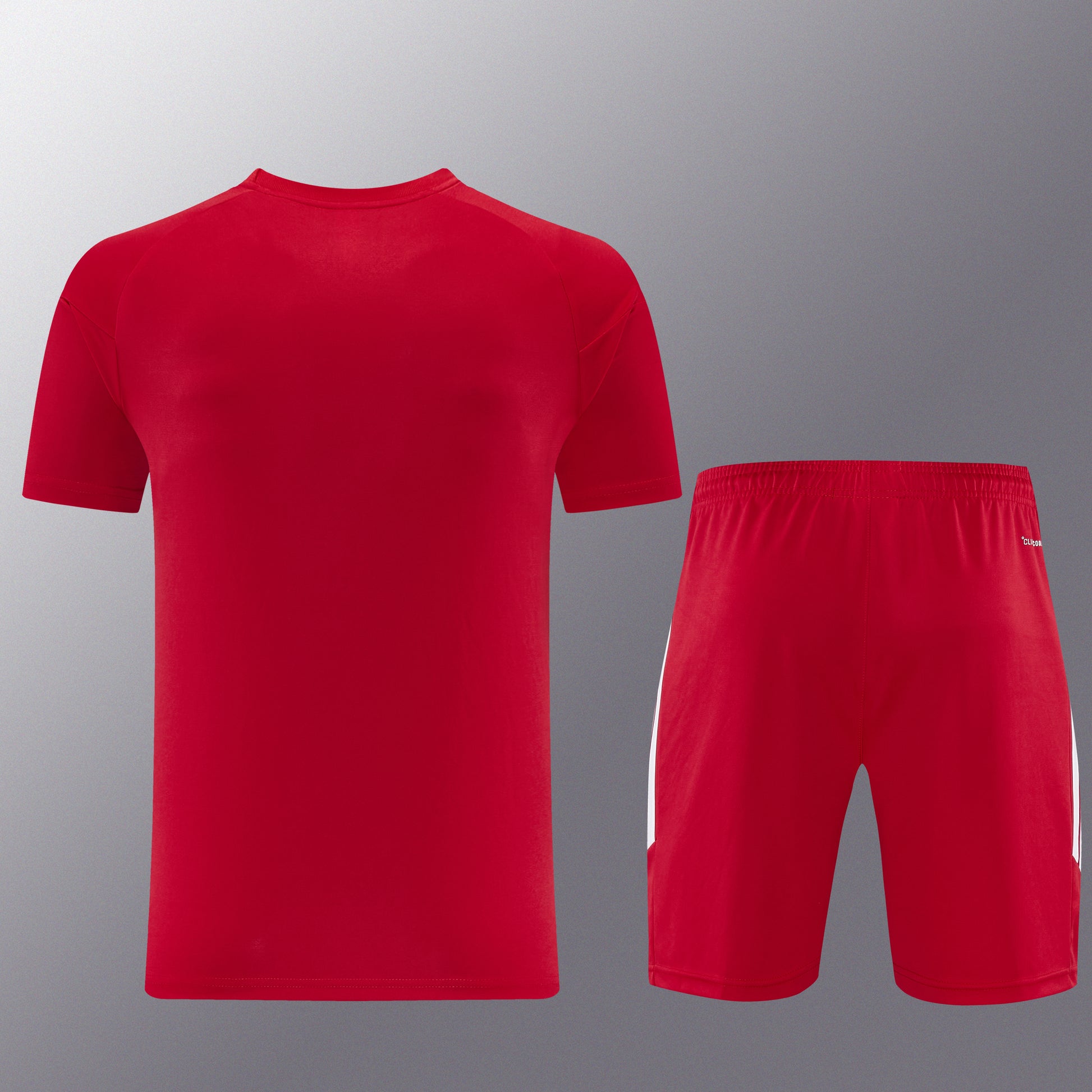AD14 red shorts suit S-2XL