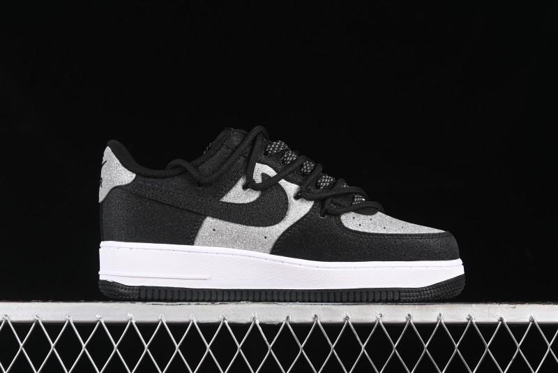 Nike Air Force 1 '07 Low Cleanfit High Street Retro Style Patchwork Starry Sky Full Diamond Lace-Up Low-Top Casual Sneakers - ZH0316-033