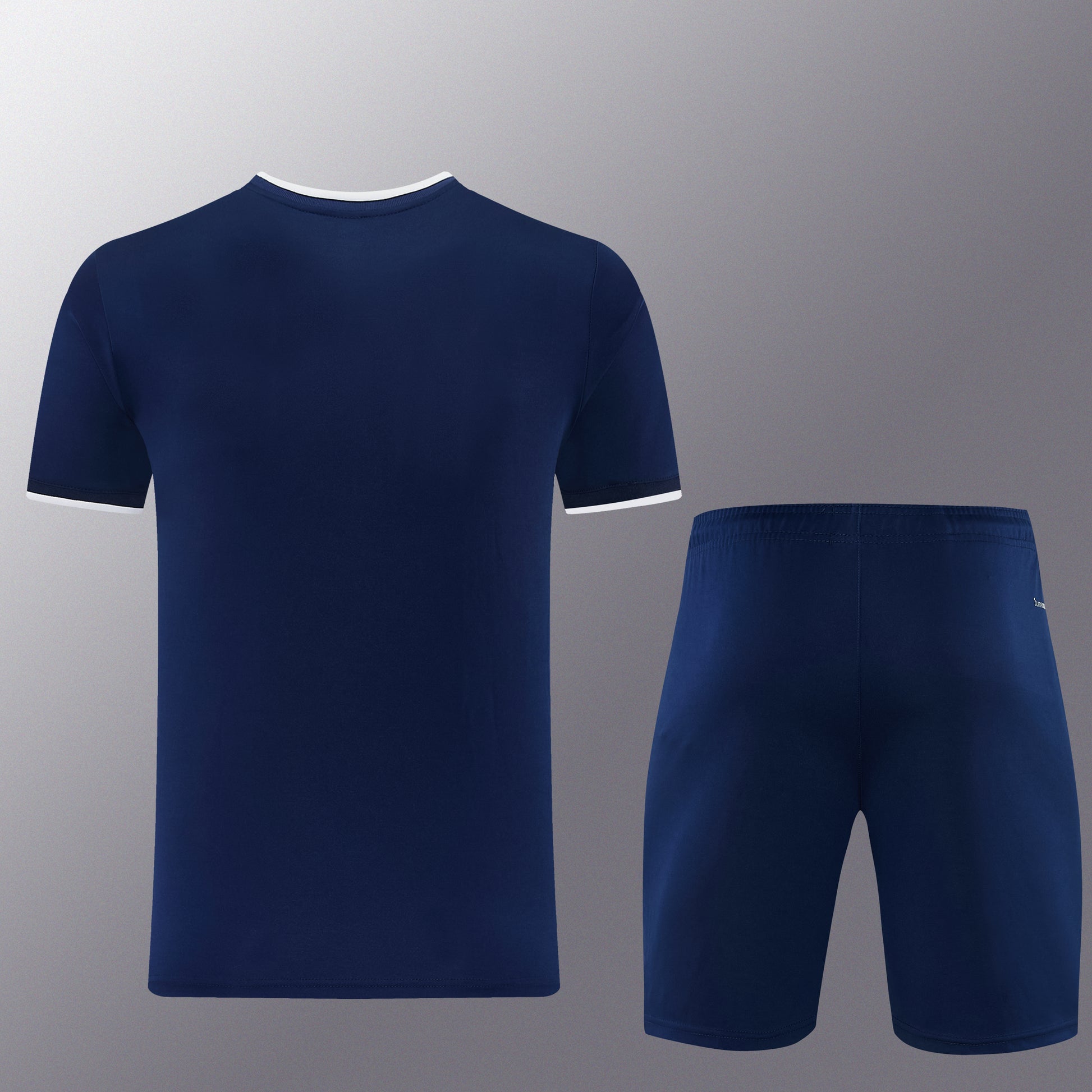 AD13 sapphire blue shorts suit S-2XL