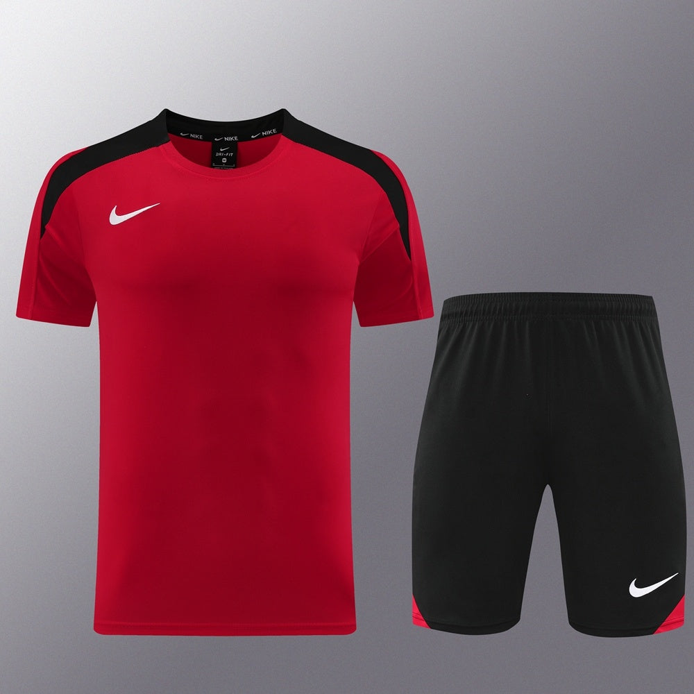 ND05 red shorts suit S-2XL