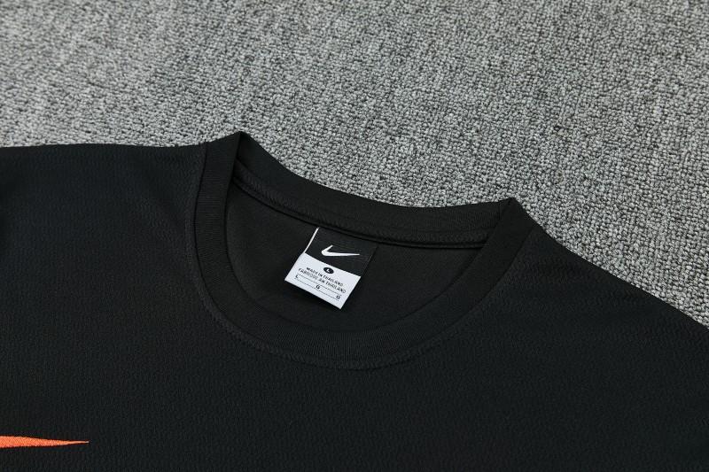 26/27 Inter Milan Black Short  Sleeve Tracksuit + Long Pants