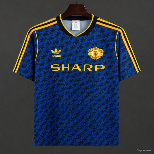 26/27 Manchester United 1990-92 Vintange Remake Away Jersey