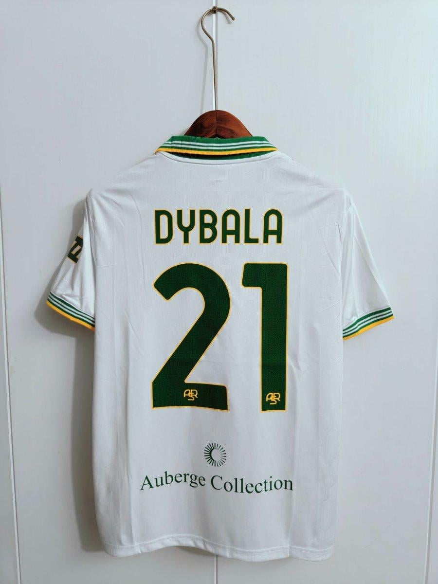 25/26 AS Roma Third White Jersey With Full Sponsors