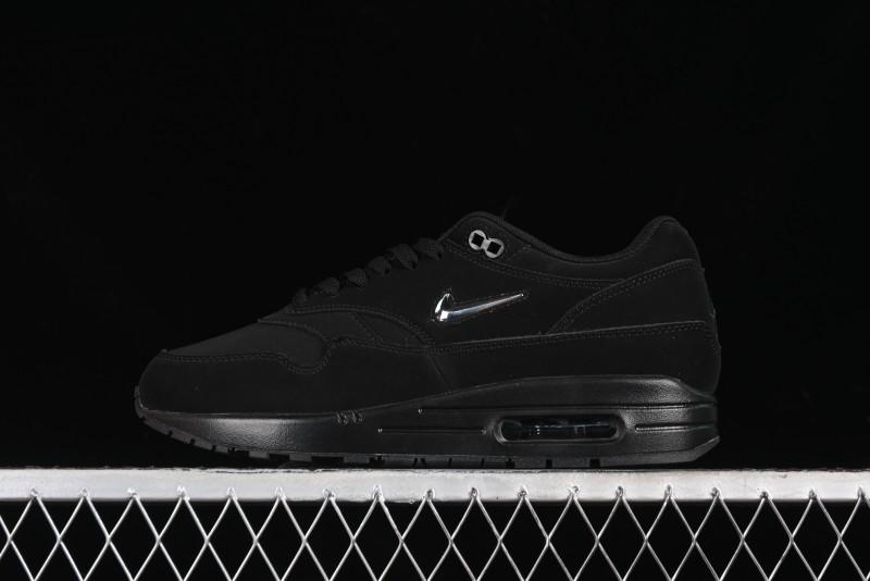 Nike Air Max 1 Retro Running Shoes with Half-Sole Air Cushion - AA0512-001