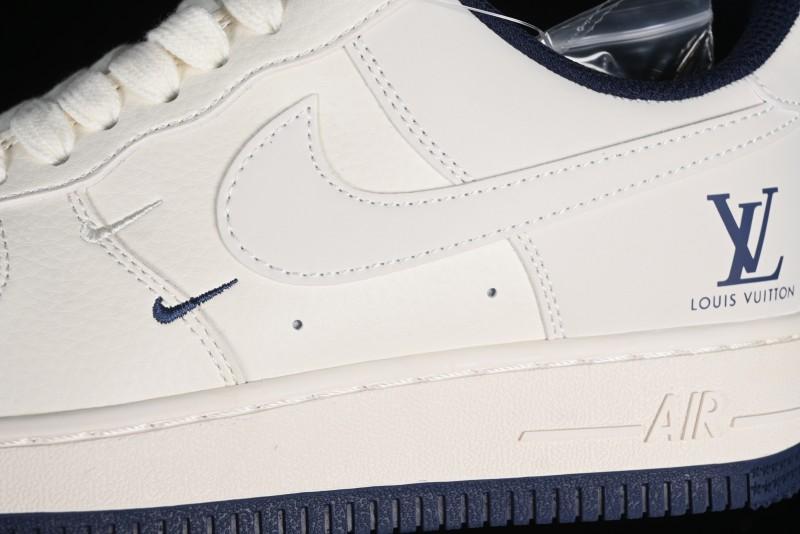 Nike Air Force 1 '07 Low LV Collaboration - Off White Double Swoosh Casual Sneakers - XZ6188-002