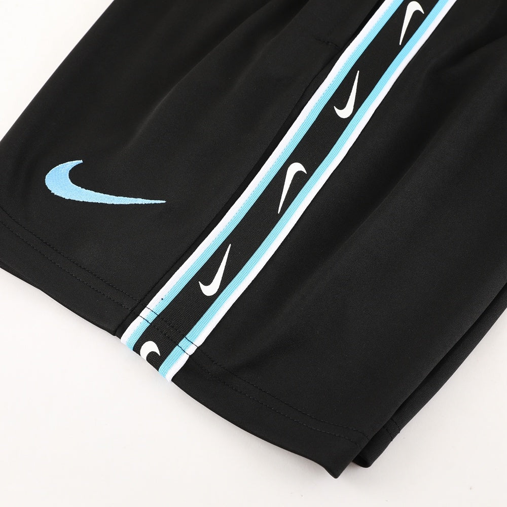 ND03 black and blue shorts suit S-2XL