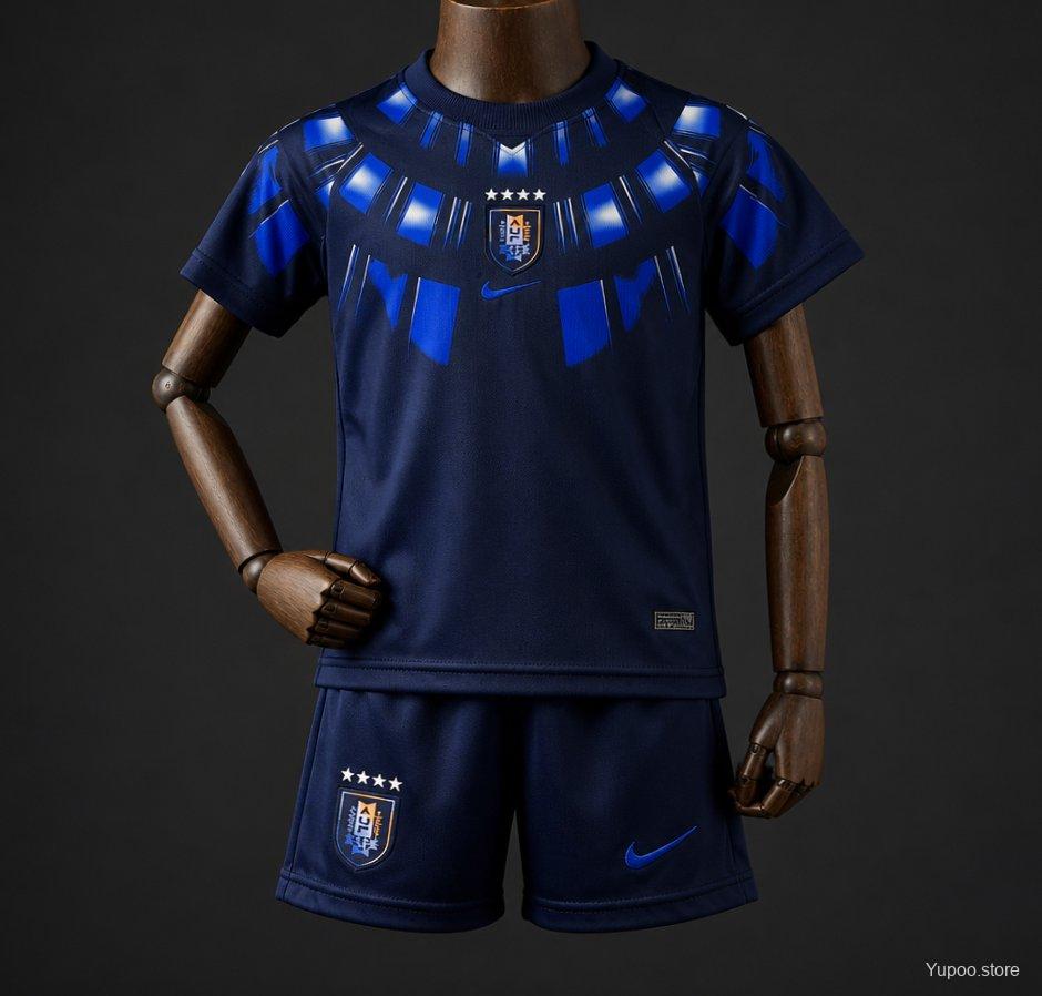 2026 Kids Uruguay World Cup Away Kit