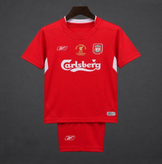 Retro Kids 04/05 Liverpool Home Jersey