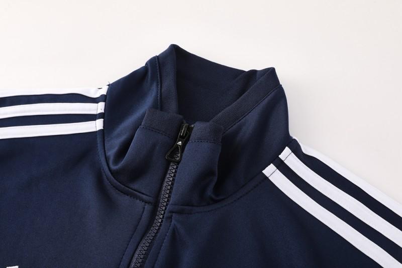 25/26 Real Madrid Navy Full Zipper Jacket +Long Pants