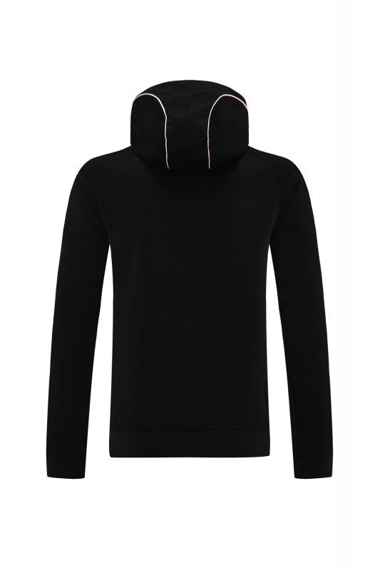 2025 Inter Miami Black Full Hoodie Zipper Jacket +Long Pants