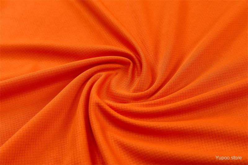 26/27 Netherlands Home Orange Short Sleeve + Soccer Shorts
