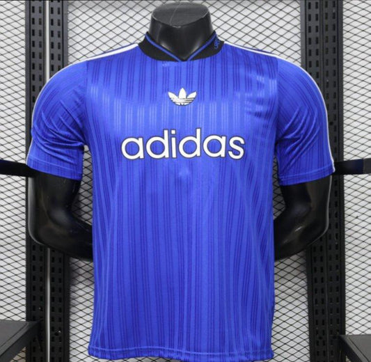 Player Version 2026 Adidas Originals Retro Style Royal Blue Stripe Football Jersey