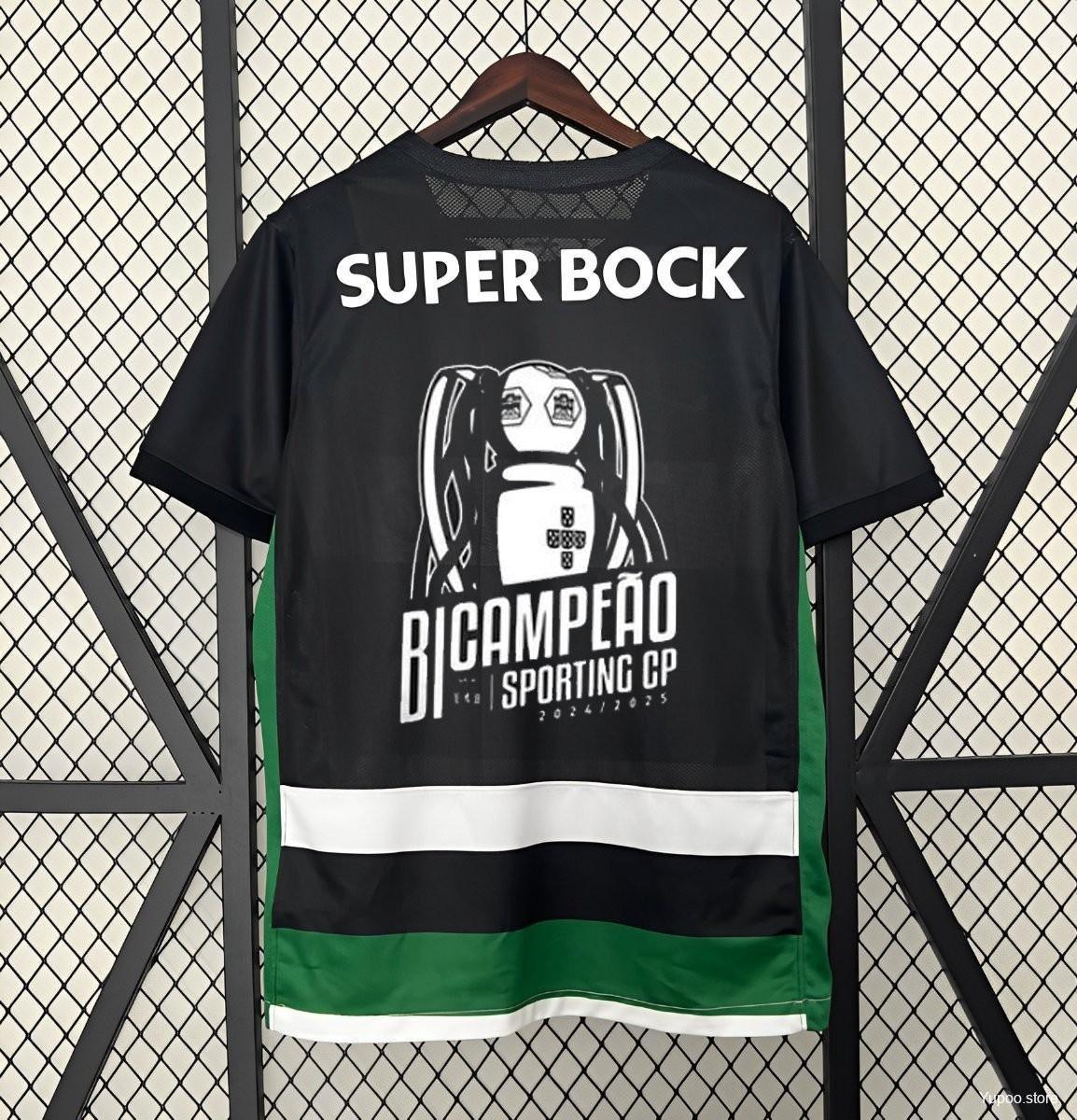 24/25 Sporting Lisbon Away Jersey  With Champion Printing