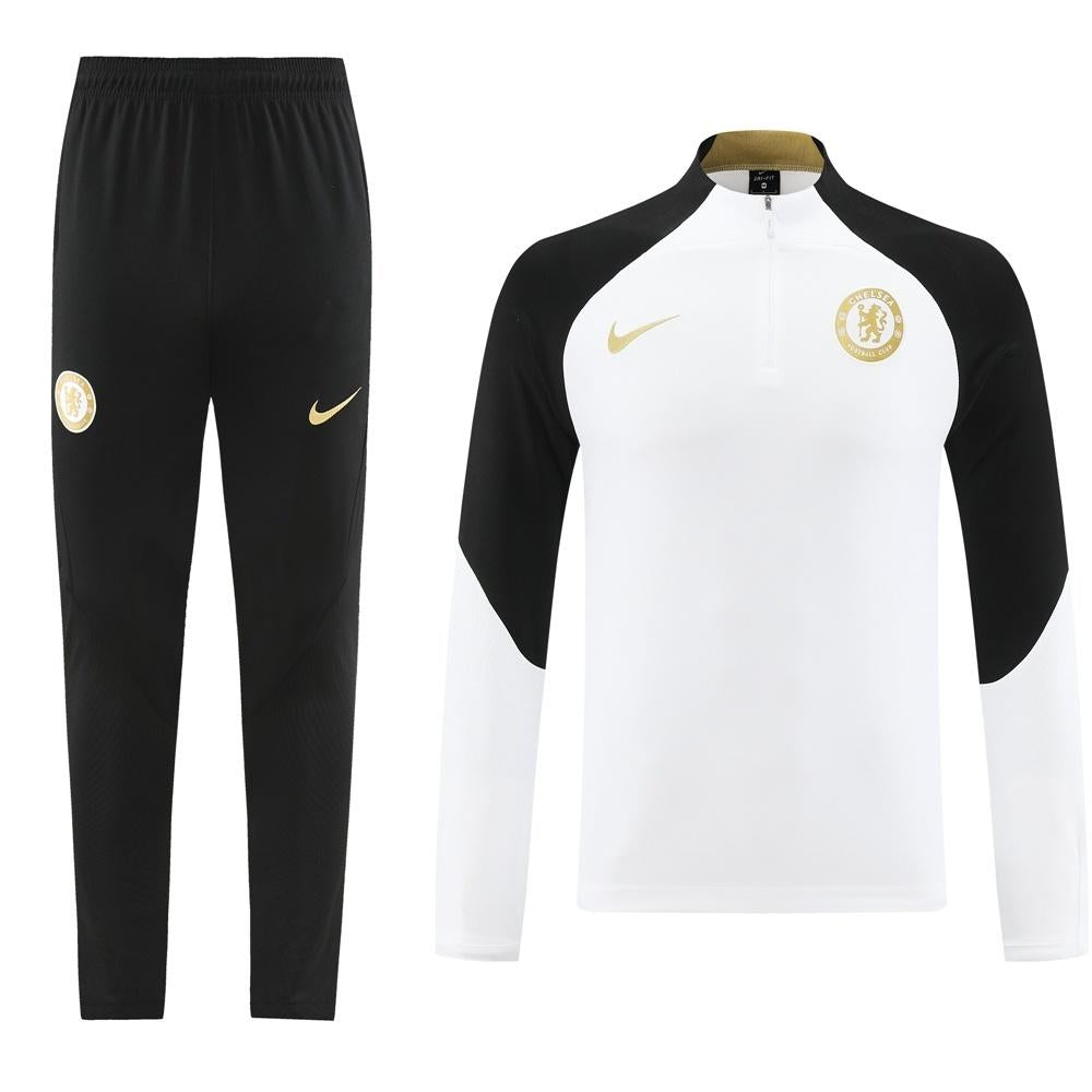 25/26 Chelsea White Half Zipper Jacket+Long Pants