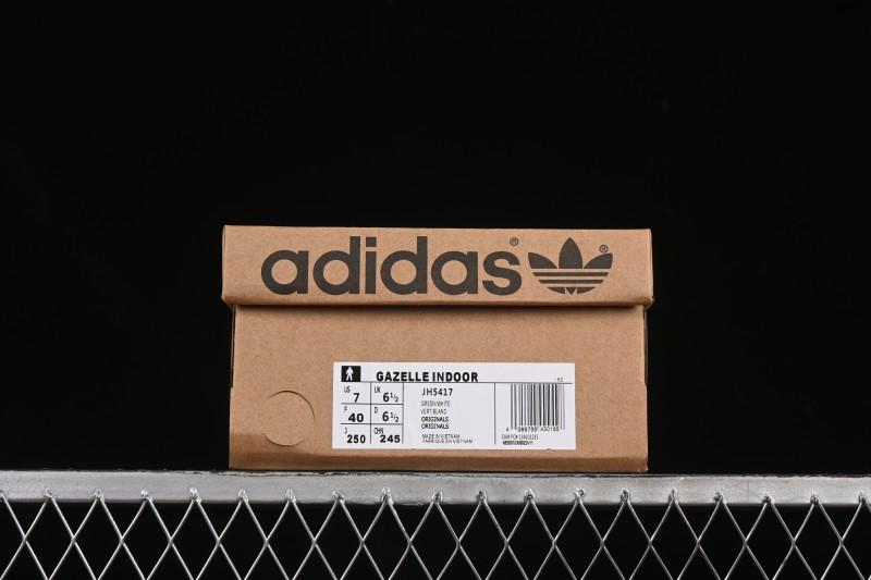 Adidas Originals Gazelle Indoor Retro Casual Slip-Resistant Wear-Resistant Low-Top Skate Shoes - JH5417