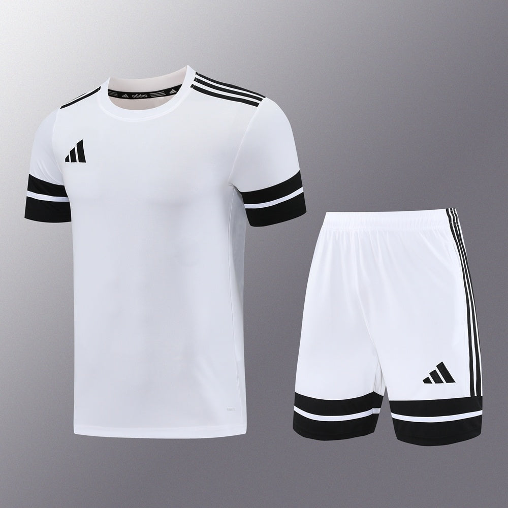 AD10 white shorts suit S-2XL