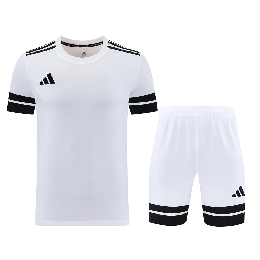 AD10 white shorts suit S-2XL