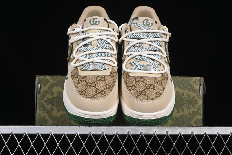 Nike Air Force 1 '07 Low Gucci Collaboration Lace-Up Low-Top Casual Sneakers - SJ1198-102