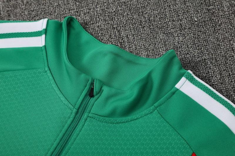 26/27  Algeria Green Half Zipper Jacket  Tracksuit + Long Pants