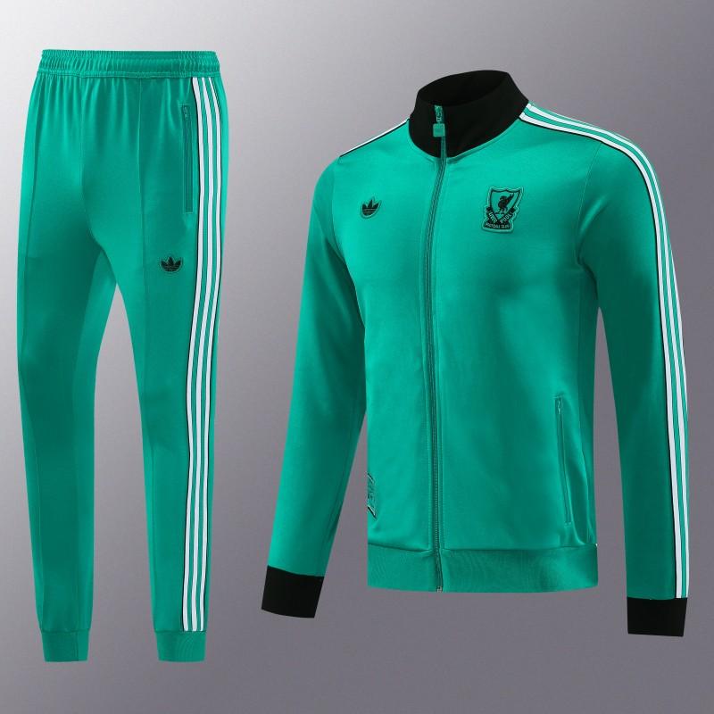 25/26 Liverpool Green Full Zipper Jacket +Long Pants