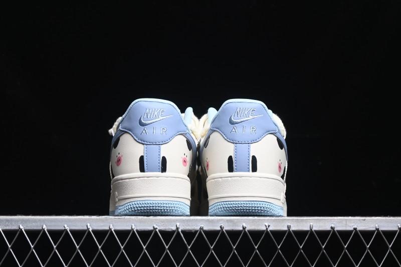 Nike Air Force 1 '07 Low Milk Pig Casual Lace-Up Sneakers - BD7701-110