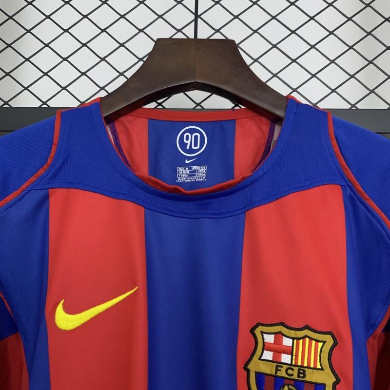 04/05 Retro Barcelona Home Jersey