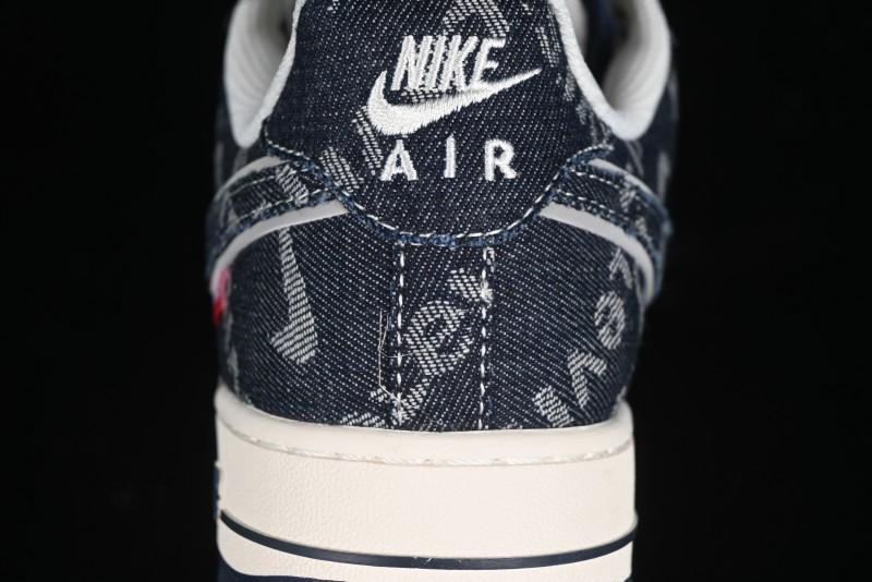 Nike Air Force 1 '07 Low Levi's Collaboration - Dark Denim Low-Top Casual Sneakers SJ6698-002