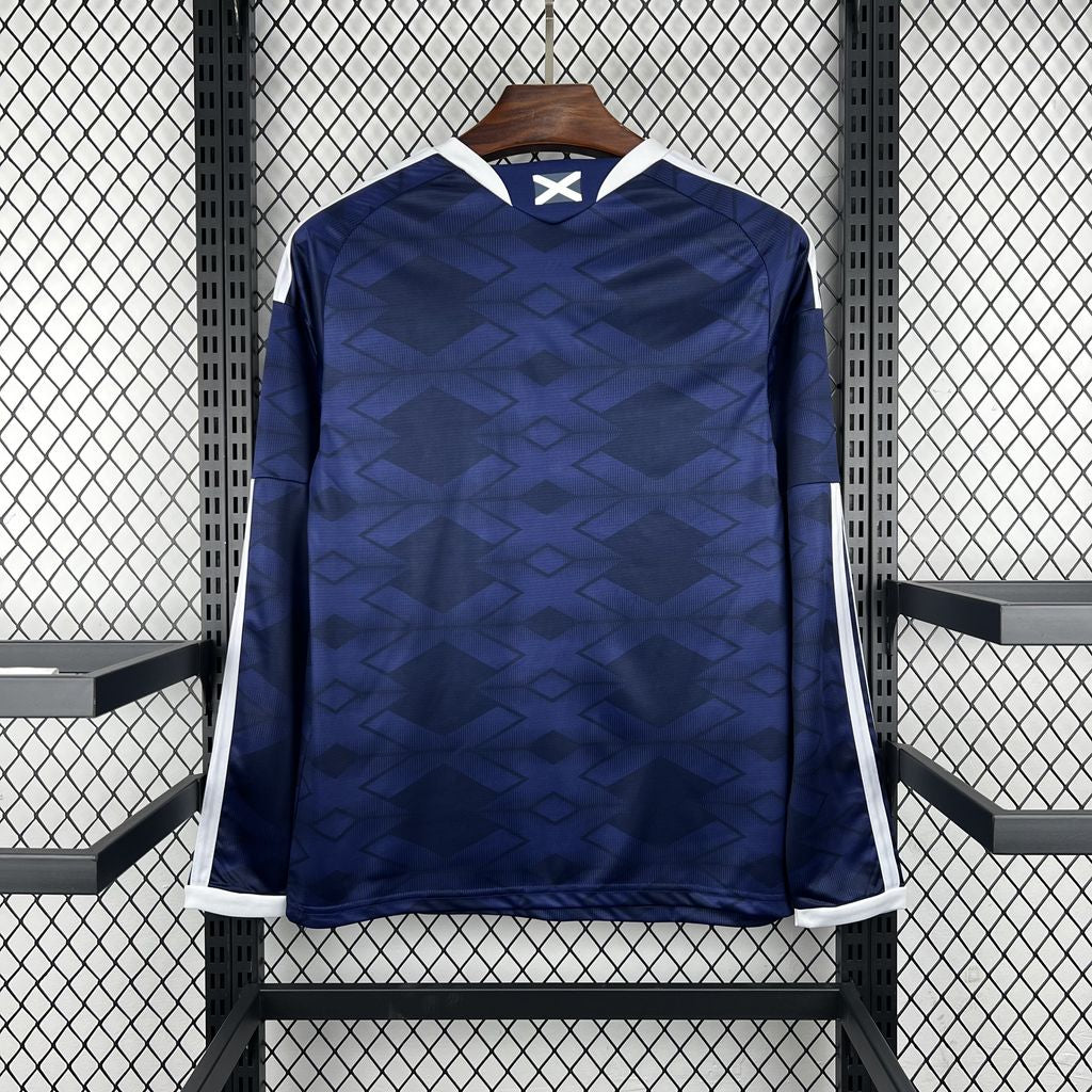 2026 Mens Scotland World Cup Home Long Sleeve Jersey