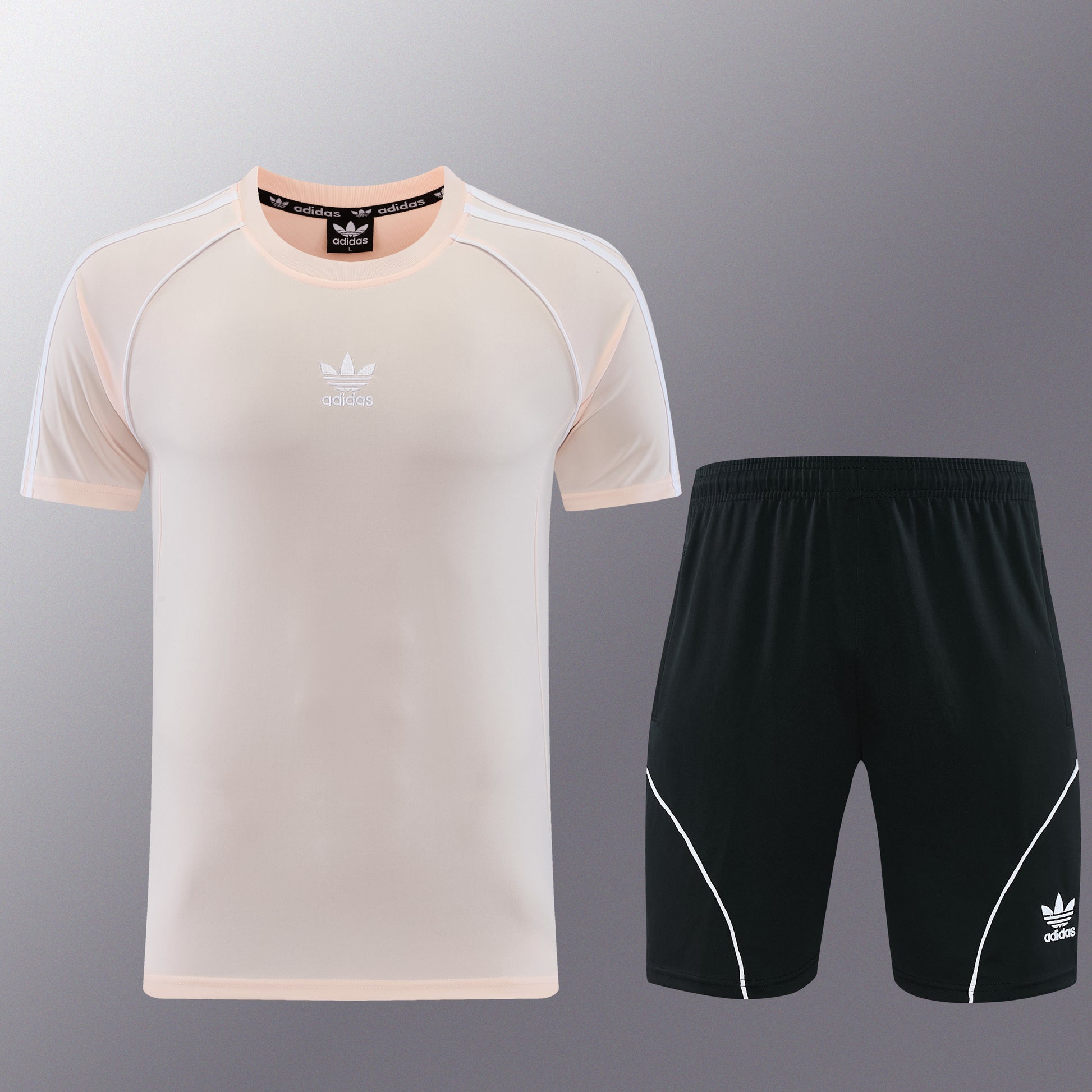 AD15 pink shorts suit S-2XL