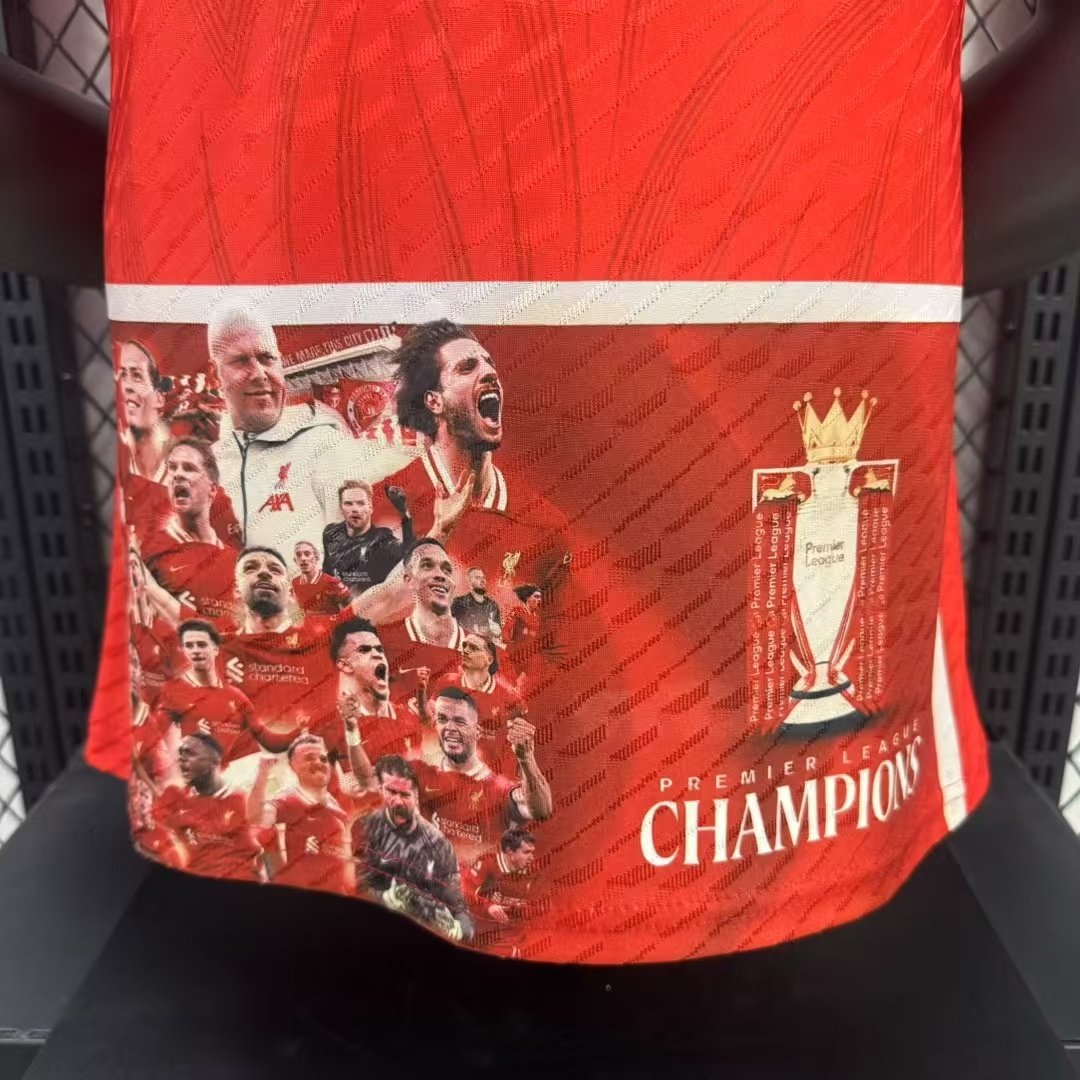 Player Version 25/26 Liverpool 20 Times Champion Jersey