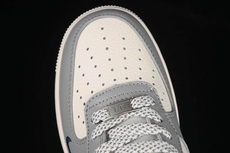 Nike Air Force 1 '07 Low Stussy Double Flame Casual Sneakers with Full-Length Air Cushion - XS1958-555