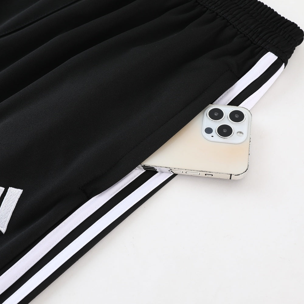 AD05 black trousers suit S-2XL