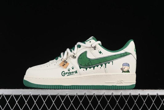 Nike Air Force 1 '07 Low x Capybara "Van Gogh" Casual Sneakers - LV0506-330