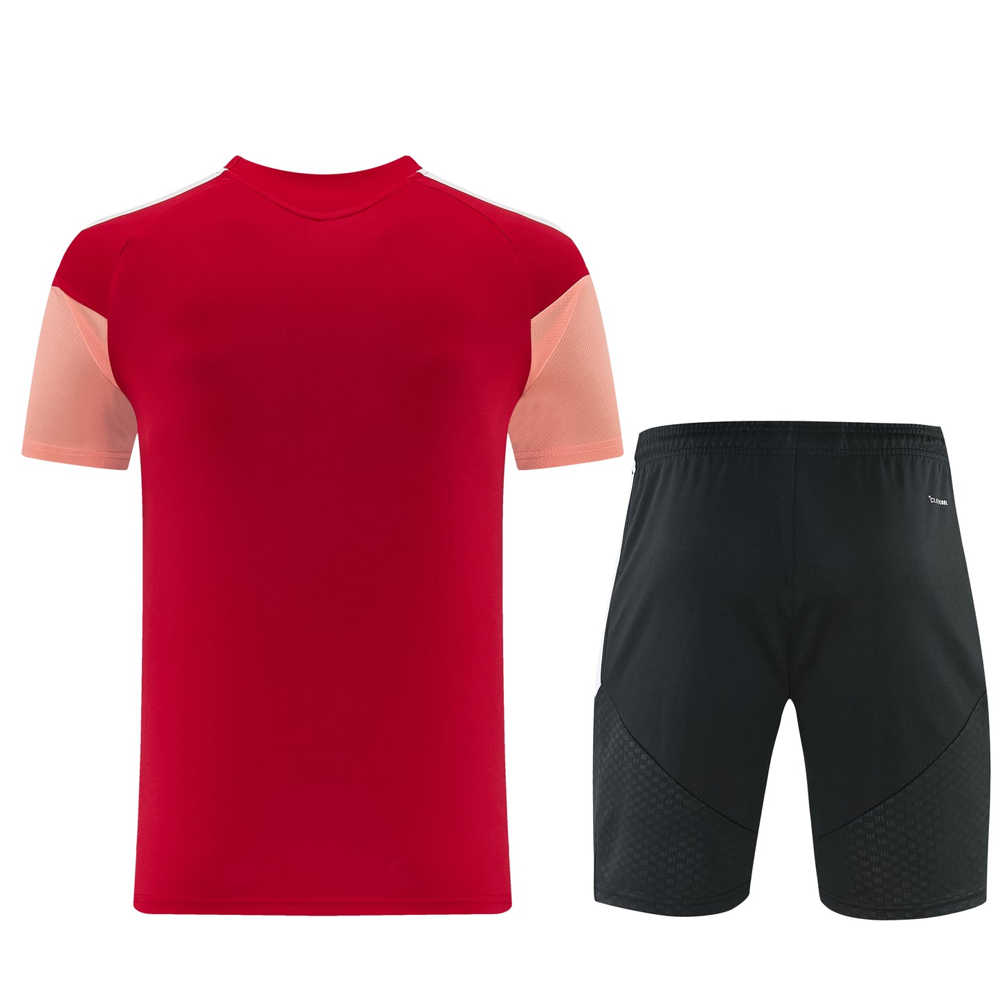 AD12 red short-sleeved suit S-2XL