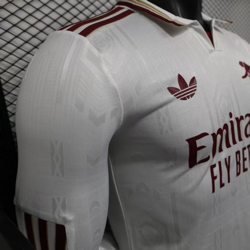 Player Version 25/26 Arsenal Third Long Sleeve White Jersey