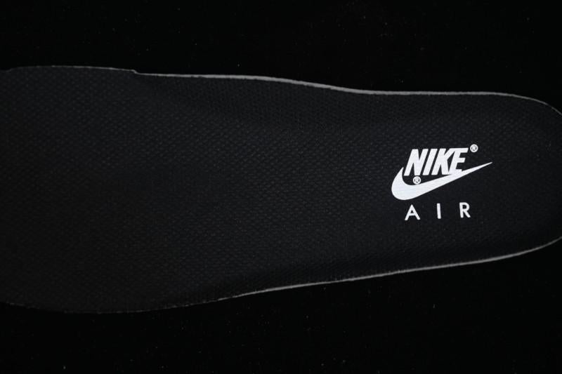 Nike Air Force 1'07 Low Black White Cracked Leather Casual Sneakers - ZH0316-118